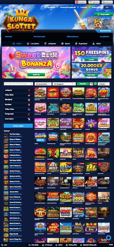 KungaSlottet Casino Mobile screenshot